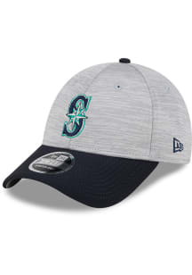 New Era Seattle Mariners 2T Active Snap 9FORTY Adjustable Hat - Grey