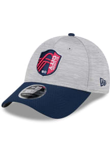 New Era St Louis City SC 2T Active Snap 9FORTY Adjustable Hat - Grey