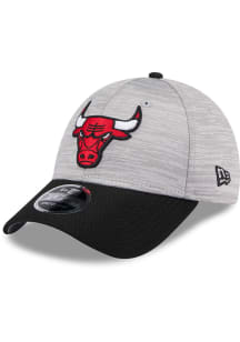 New Era Chicago Bulls 2T Active Snap 9FORTY Adjustable Hat - Grey