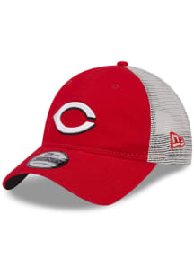 New Era Cincinnati Reds Game Day Super Side Patch Trucker 9TWENTY Adjustable Hat - Red