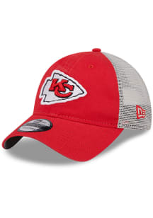 New Era Kansas City Chiefs Game Day Super Side Patch Trucker 9TWENTY Adjustable Hat - Red