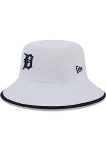 New Era Detroit Tigers White BCKT GAME DAY 17557 Mens Bucket Hat