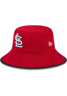New Era St Louis Cardinals Red BCKT GAME DAY 17557  OTC Mens Bucket Hat