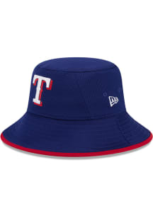 New Era Texas Rangers Blue BCKT GAME DAY 17557  OTC Mens Bucket Hat