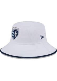 New Era Sporting Kansas City White BCKT GAME DAY 17557 Mens Bucket Hat
