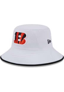 New Era Cincinnati Bengals White BCKT GAME DAY 17557 Mens Bucket Hat