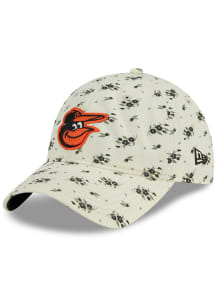 New Era Baltimore Orioles Ivory Alt Bloom 9TWENTY Womens Adjustable Hat