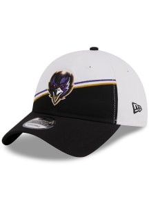 New Era Baltimore Ravens 2023 Sideline 9TWENTY Adjustable Hat - White