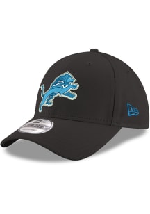 New Era Detroit Lions Black JR 9FORTY Youth Adjustable Hat