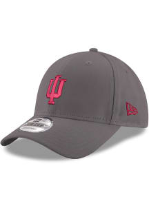 New Era Indiana Hoosiers Charcoal JR 9FORTY Youth Adjustable Hat