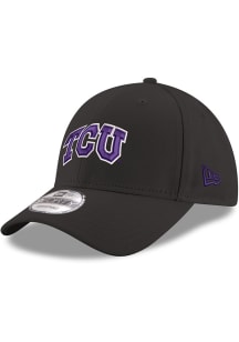 New Era TCU Horned Frogs Black JR 9FORTY Youth Adjustable Hat