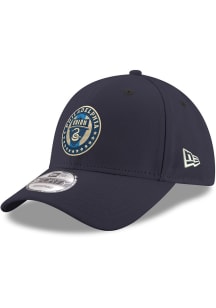 New Era Philadelphia Union Navy Blue JR 9FORTY Youth Adjustable Hat