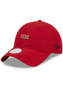 New Era Cincinnati Reds Red Active Mini Mark W 9TWENTY Womens Adjustable Hat