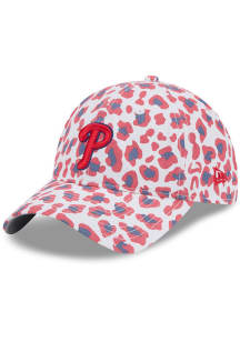 New Era Philadelphia Phillies Red Active OTC Catty W 9TWENTY Womens Adjustable Hat