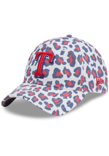 New Era Texas Rangers Blue Active OTC Catty W 9TWENTY Womens Adjustable Hat