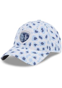 New Era Sporting Kansas City Blue Active OTC Catty W 9TWENTY Womens Adjustable Hat