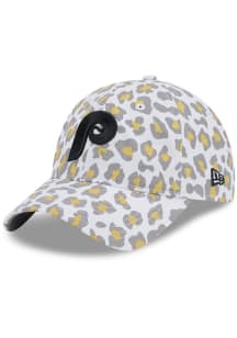 New Era Philadelphia Phillies White Active Catty W 9TWENTY Womens Adjustable Hat