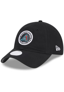 New Era Arizona Diamondbacks Black Active Logo Wheel W 9TWENTY Womens Adjustable Hat