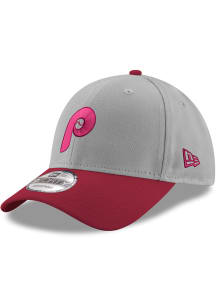 New Era Philadelphia Phillies Grey 2T JR 9FORTY Youth Adjustable Hat