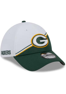 New Era Green Bay Packers Green JR 2023 Sideline 39THIRTY Adjustable Toddler Hat