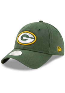 New Era Green Bay Packers Green Core Classic 9TWENTY Womens Adjustable Hat