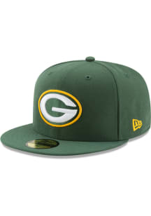 New Era Green Bay Packers Mens Green Basic 59FIFTY Fitted Hat