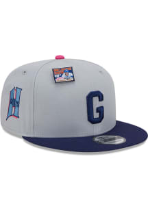 New Era Homestead Grays Grey Big League Chew 9FIFTY Mens Snapback Hat