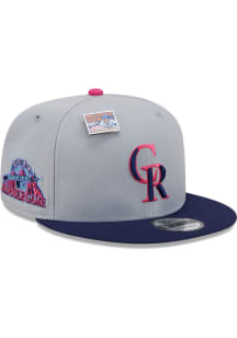 New Era Colorado Rockies Grey Big League Chew 9FIFTY Mens Snapback Hat