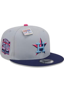 New Era Houston Astros Grey Big League Chew 9FIFTY Mens Snapback Hat