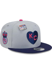 New Era Kansas City Monarchs Grey Big League Chew 9FIFTY Mens Snapback Hat