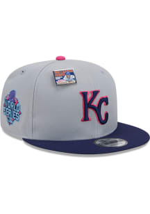 New Era Kansas City Royals Grey Big League Chew 9FIFTY Mens Snapback Hat