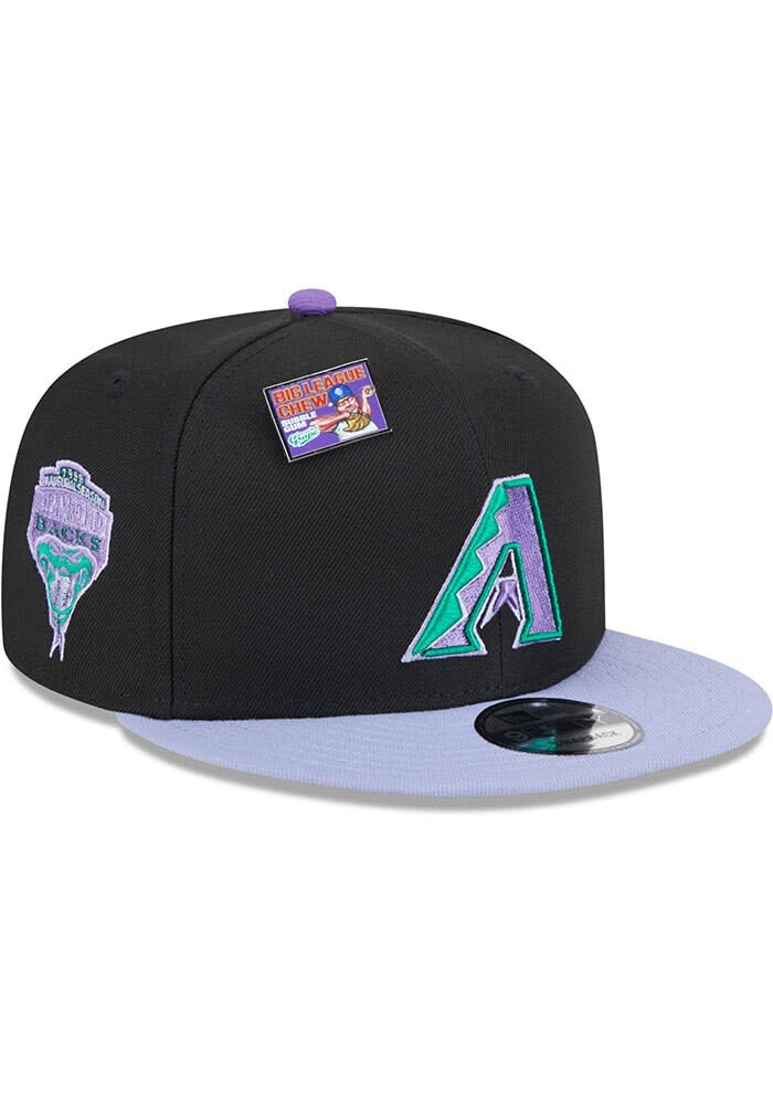 Arizona Diamondbacks New Era BLACK Big League Chew 9FIFTY Snapback