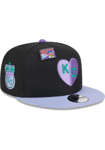 New Era Kansas City Monarchs Black Big League Chew 9FIFTY Mens Snapback Hat