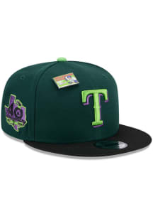 New Era Texas Rangers Green Big League Chew 9FIFTY Mens Snapback Hat