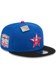 New Era Houston Astros Blue Big League Chew 9FIFTY Mens Snapback Hat