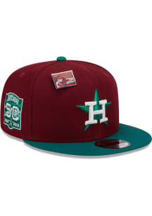 New Era Houston Astros Cardinal Big League Chew 9FIFTY Mens Snapback Hat