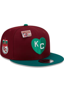 New Era Kansas City Monarchs Cardinal Big League Chew 9FIFTY Mens Snapback Hat