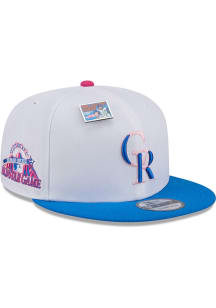 New Era Colorado Rockies White Big League Chew 9FIFTY Mens Snapback Hat