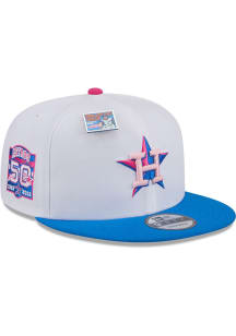 New Era Houston Astros White Big League Chew 9FIFTY Mens Snapback Hat