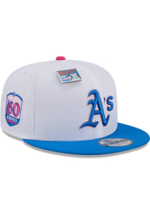 New Era Oakland Athletics White Big League Chew 9FIFTY Mens Snapback Hat