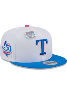 New Era Texas Rangers White Big League Chew 9FIFTY Mens Snapback Hat
