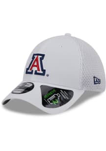 New Era Arizona Wildcats Mens White Game Day Recycled 39THIRTY Flex Hat