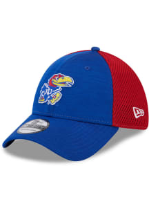 New Era Kansas Jayhawks Mens Blue Game Day TC Distinct 2T 39THIRTY Flex Hat