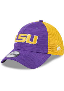 New Era LSU Tigers Mens Purple Game Day TC Distinct 2T 39THIRTY Flex Hat