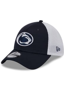 New Era Penn State Nittany Lions Mens Navy Blue Game Day TC Distinct 2T 39THIRTY Flex Hat
