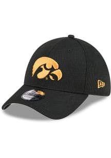New Era Iowa Hawkeyes Mens Black Active 39THIRTY Flex Hat