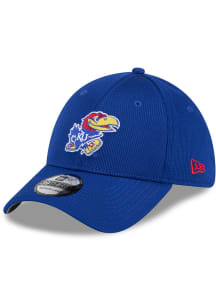 New Era Kansas Jayhawks Mens Blue Active 39THIRTY Flex Hat