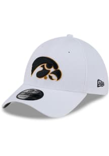 New Era Iowa Hawkeyes Mens White Active 39THIRTY Flex Hat