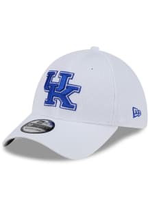 New Era Kentucky Wildcats Mens White Active 39THIRTY Flex Hat