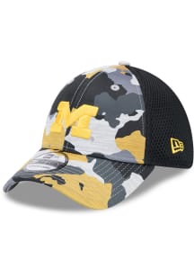 New Era Michigan Wolverines Mens Black 2T Active Training Camo 39THIRTY Flex Hat